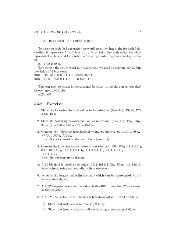 Computer Organization with MIPS - Page 15